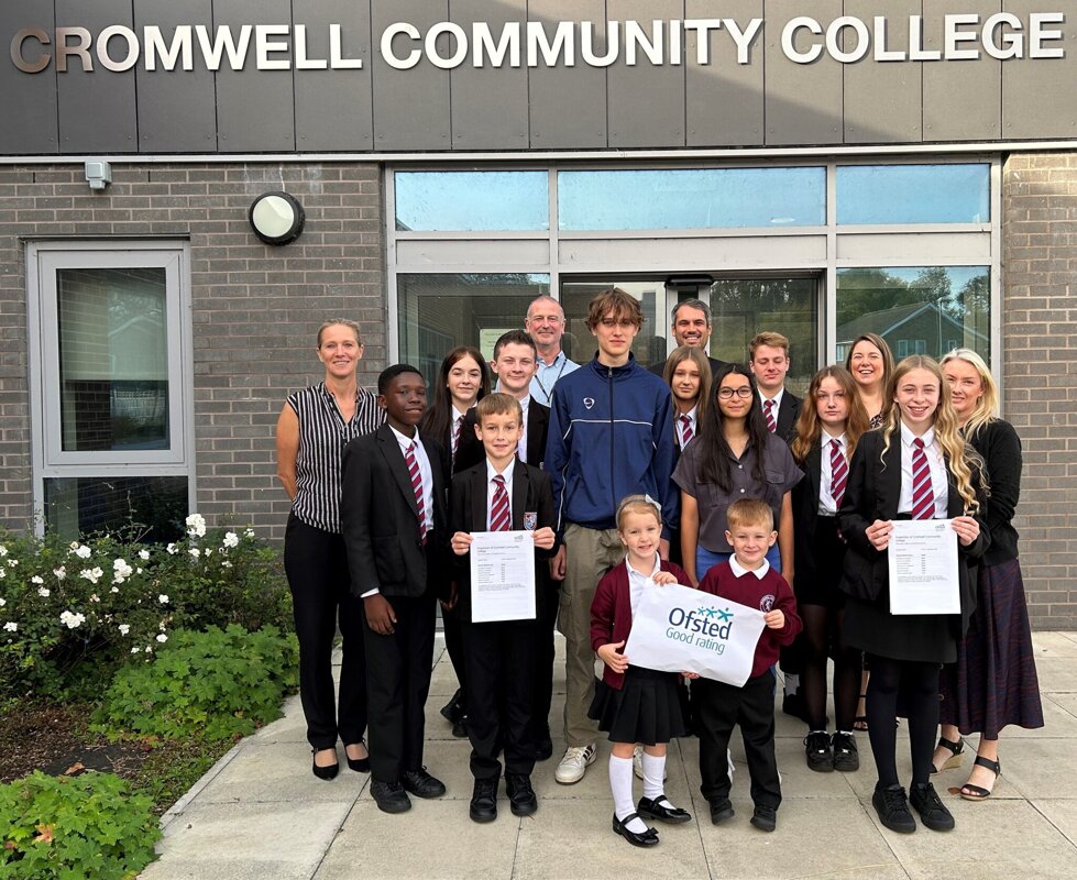 Image of Cromwell Community College celebrates another ‘Good’ Ofsted rating, with high praise from inspectors