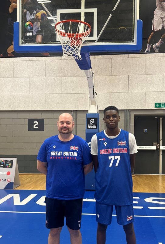 Image of Chantry Academy student shoots for Great Britain under-16 basketball glory
