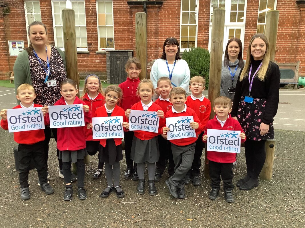 Image of Ravensmere Infant School proudly announces its ‘Good’ judgement from Ofsted